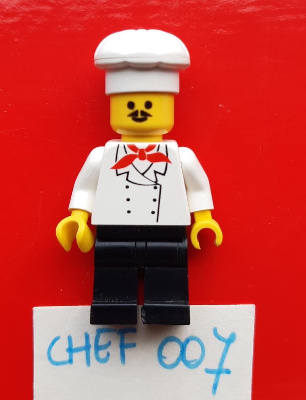 LEGO minifiguur: Dr. Charles Lightning met rugzak Of  kok, bakker, chef