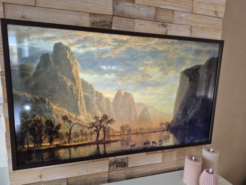 Samsung tv the frame schilderij