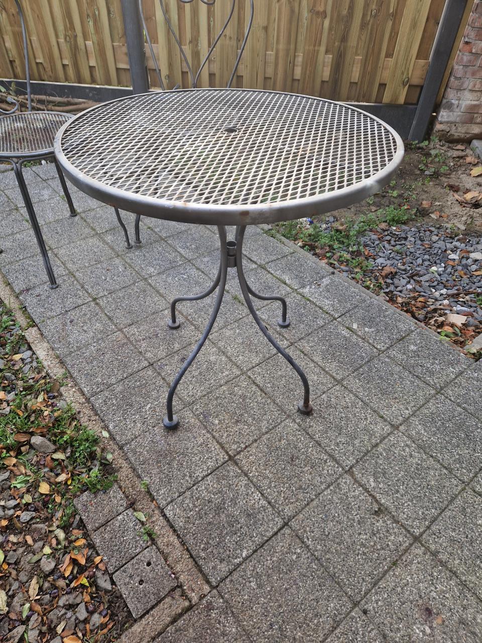 Tuin setje staal