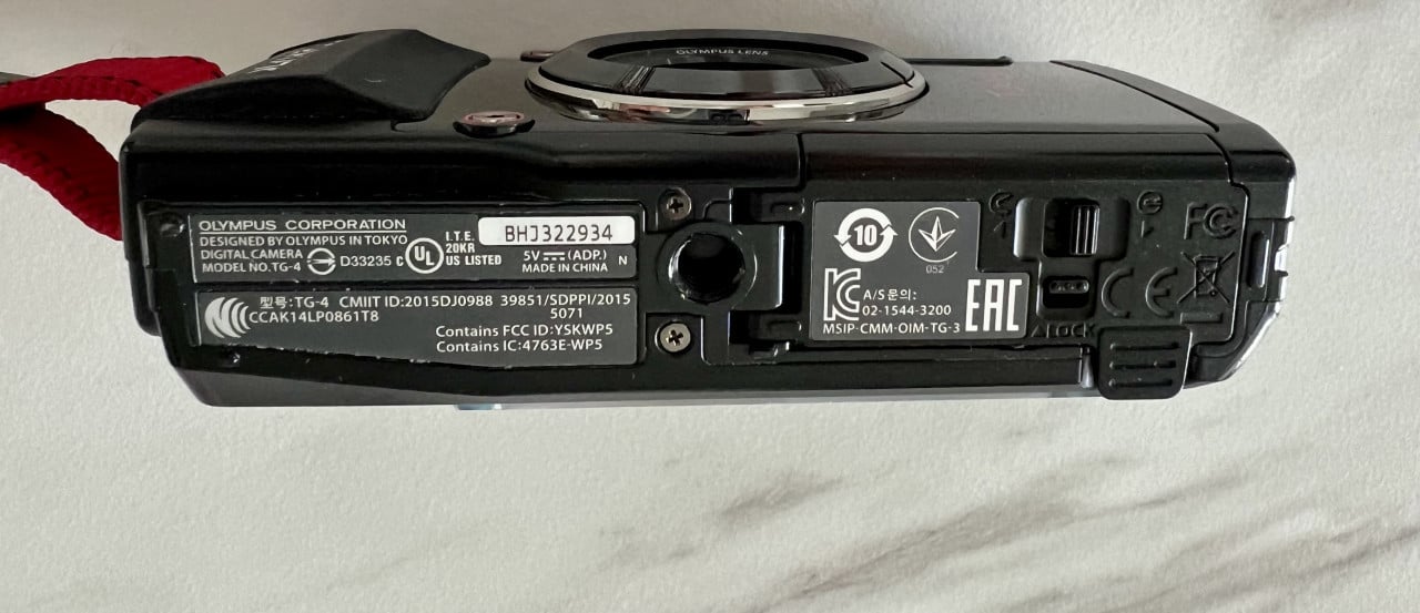 Olympus Tough TG4 outdoor camera
