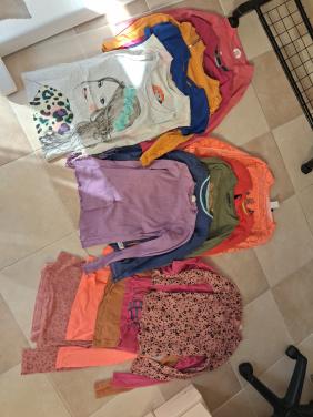Meiden t shirts maat 140-146