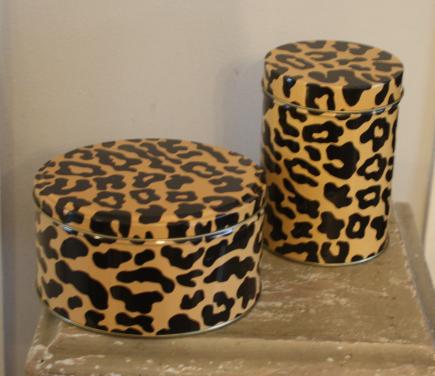 Set van 2dierenprint blikken