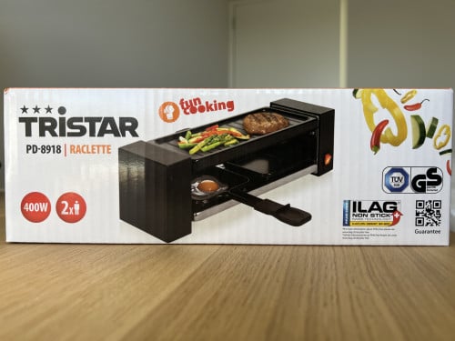Tristar Raclette Gourmet 2 personen