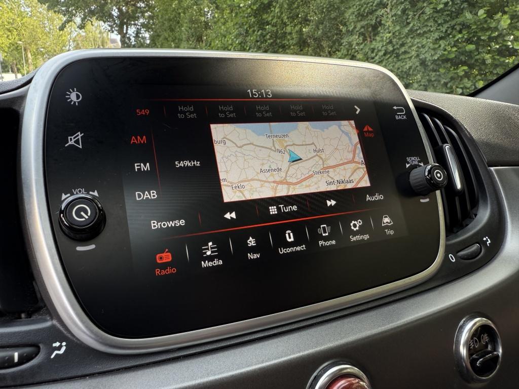 Fiat 500 1.4 t-j ab 595 pista // sabelt carbon stoelen //