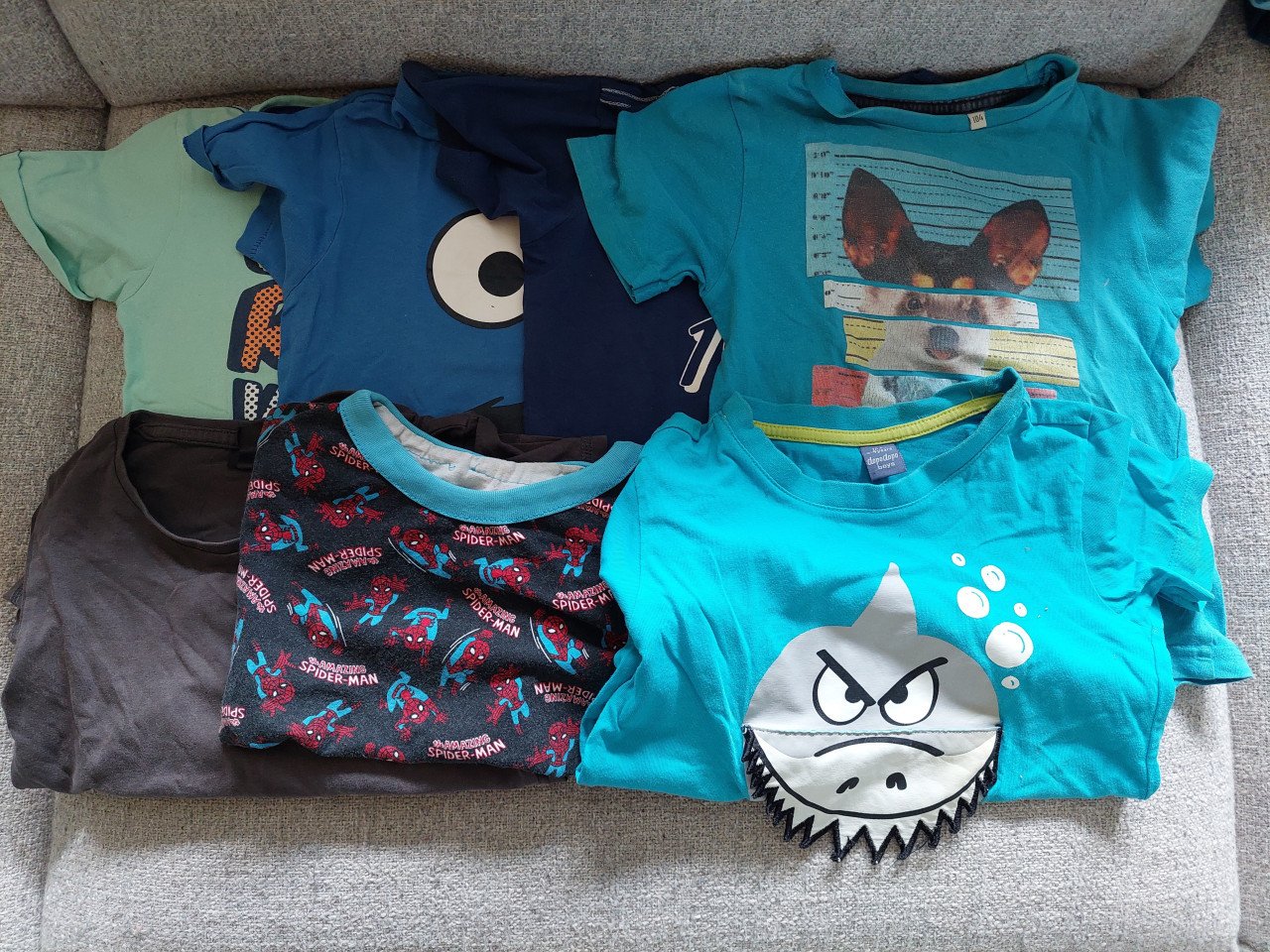 Pakket zomerkleding maat 104
