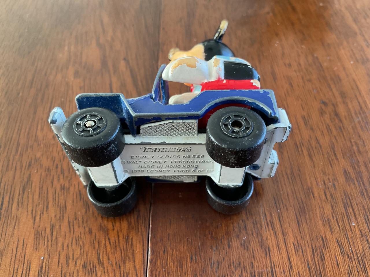 Matchbox Character series.     Popey en Mickey Mouse.   Donald Duck in boot