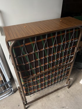 Opvouwbaar logeerbed nieuw en ongebruikt met matras