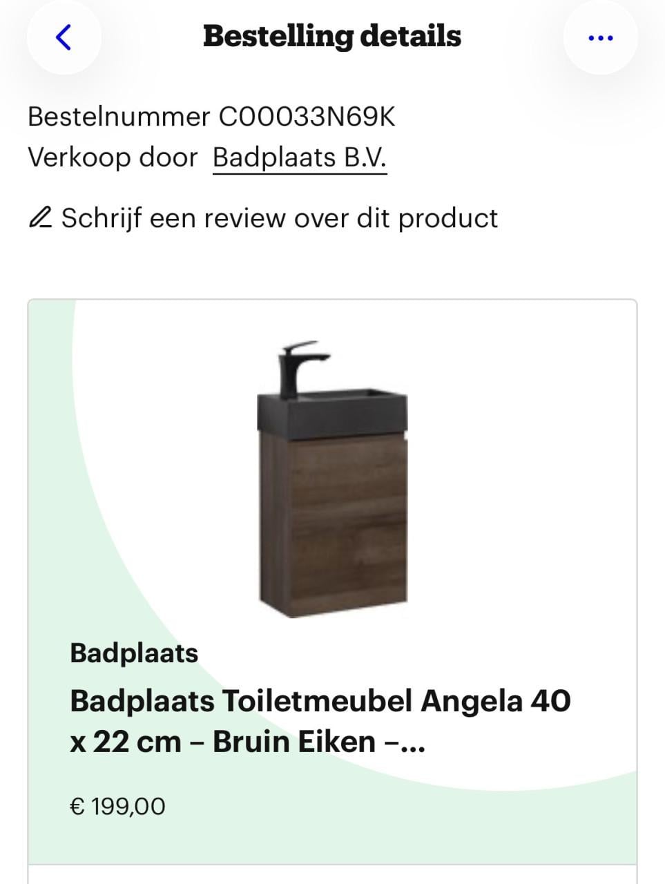 Prachtig toilet fonteintje / meubel