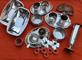 VERZILVERDE VINTAGE ARTIKELEN VAN KEMPEN & BEGEER ( 1 KOOP)