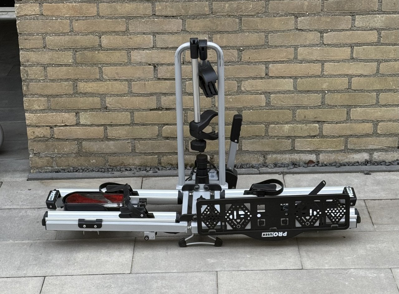 Pro User Diamant opvouwbare fietsendrager incl sleutels en tas