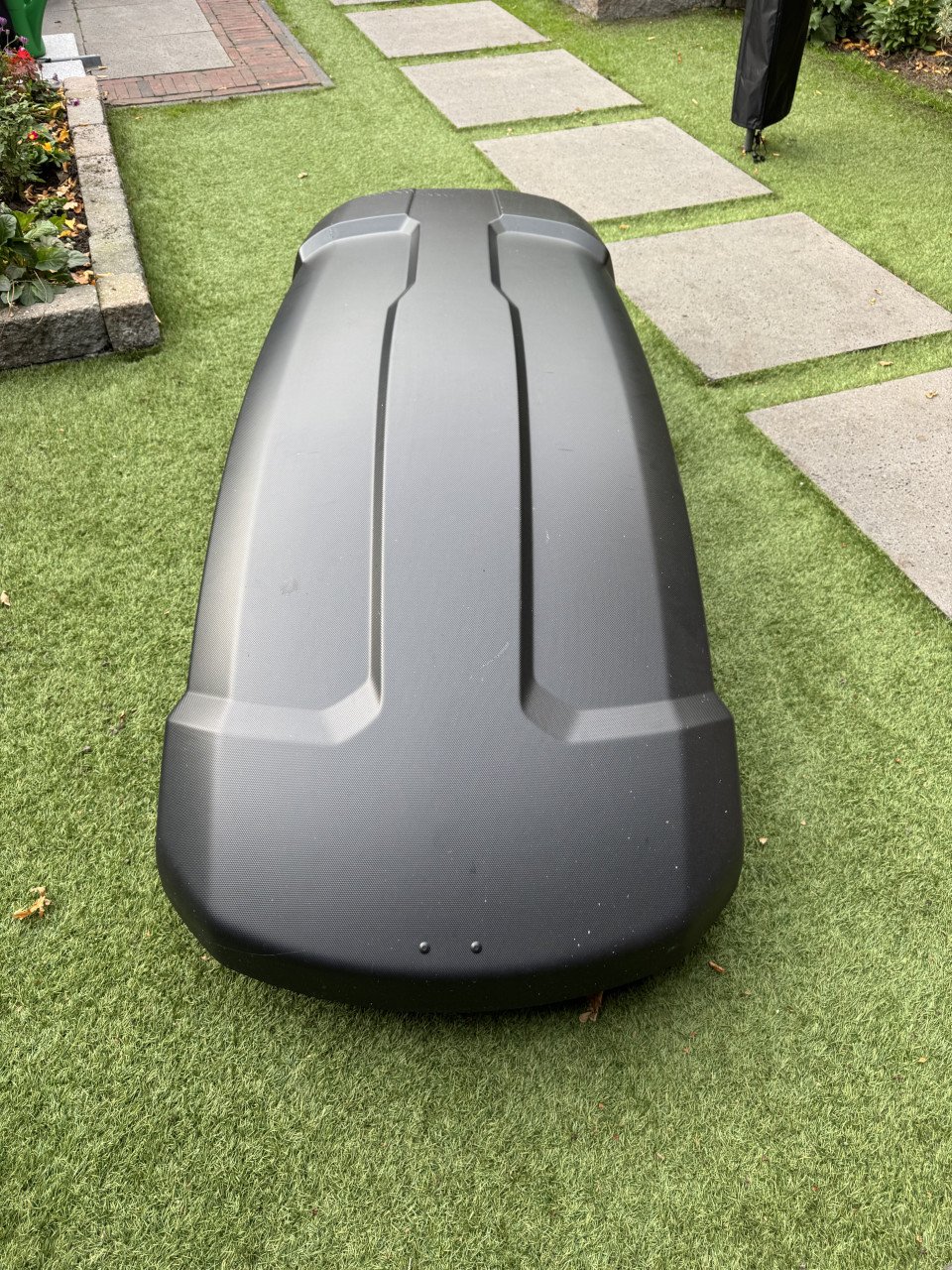 Te koop mooie grote zwarte Thule dakkoffer