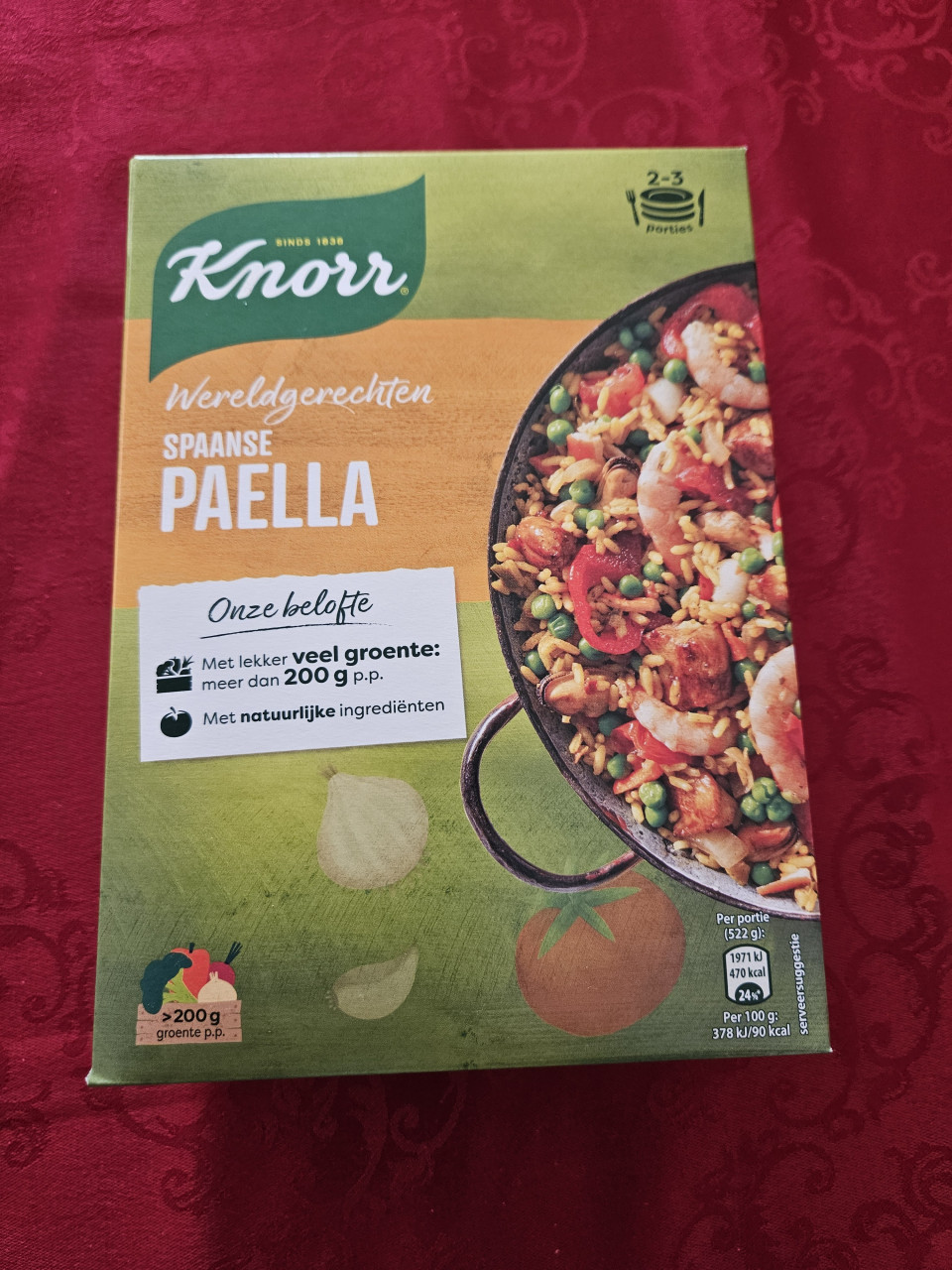 Gratis, knor paella.