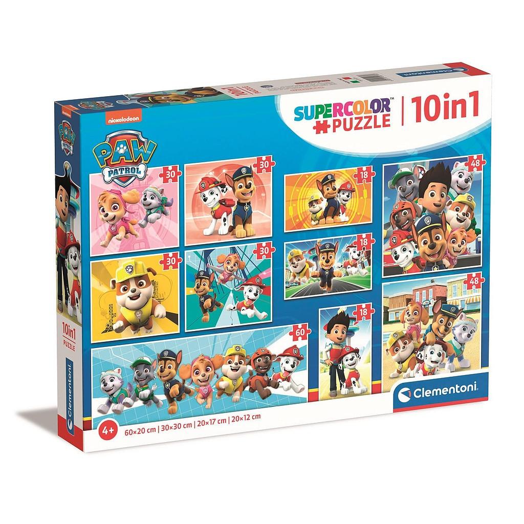 Paw Patrol puzzel 10 in 1