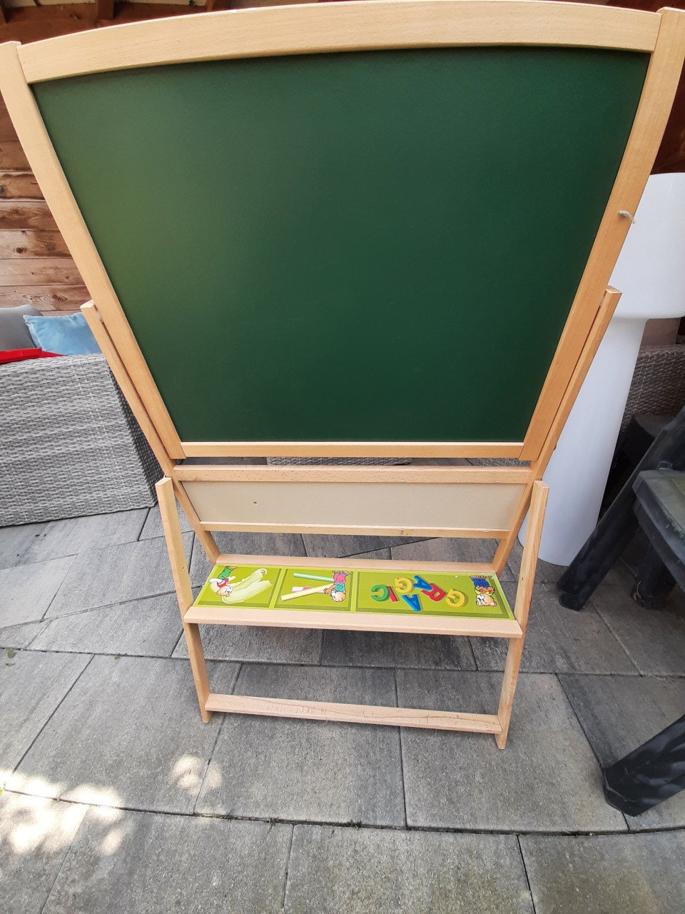 Magneet en krijtbord