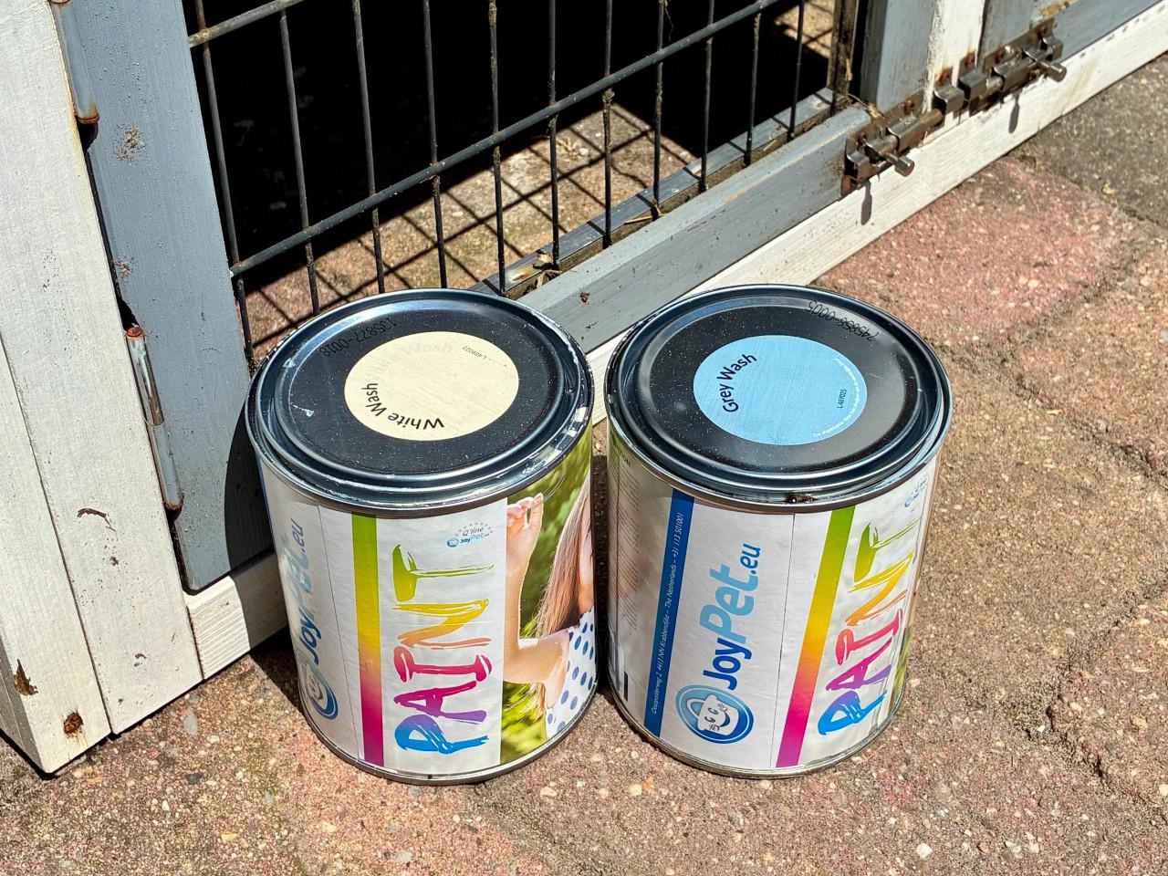 Konijnenhok met 2 verdiepingen en 6 deurtjes