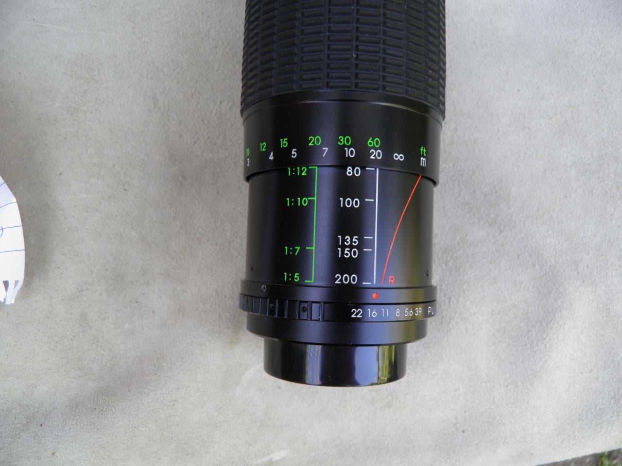 Lens kalimar 200 mm