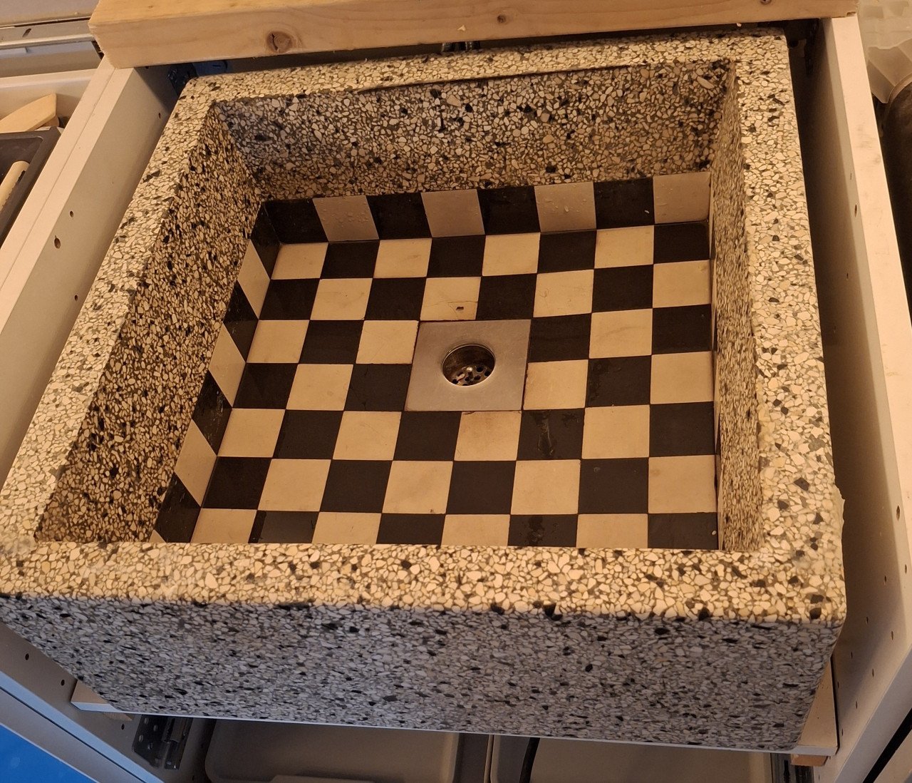 Keukenblad terrazzo
