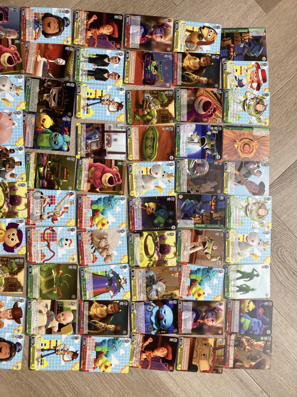 70 Weiss Schwarz Disney Pixar Toy Story kaarten