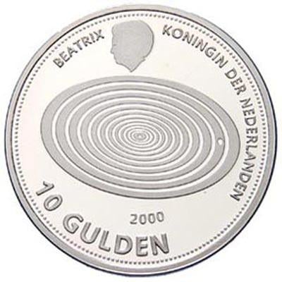 Beatrix 5 stuks Zilveren 10 Gulden 1999 Fdc