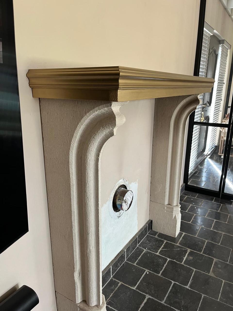 Sierschouw van natuursteen zandsteen