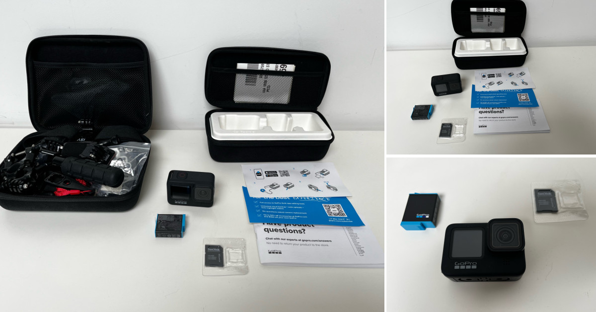 GoPro 9. hero camera met accessoire set