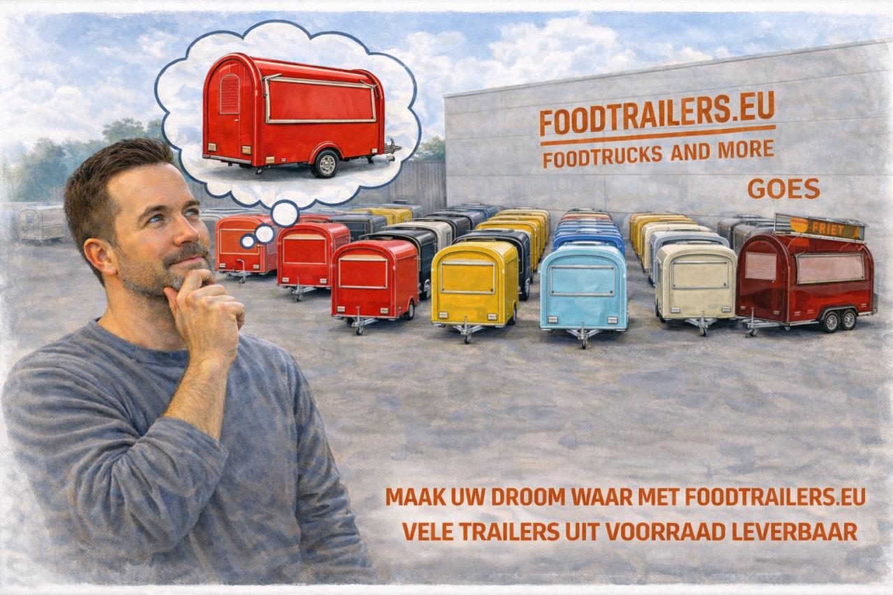 Voor foodtrailers- en of foodtrucks ga je naar FOODTRAILERS.EU te Goes