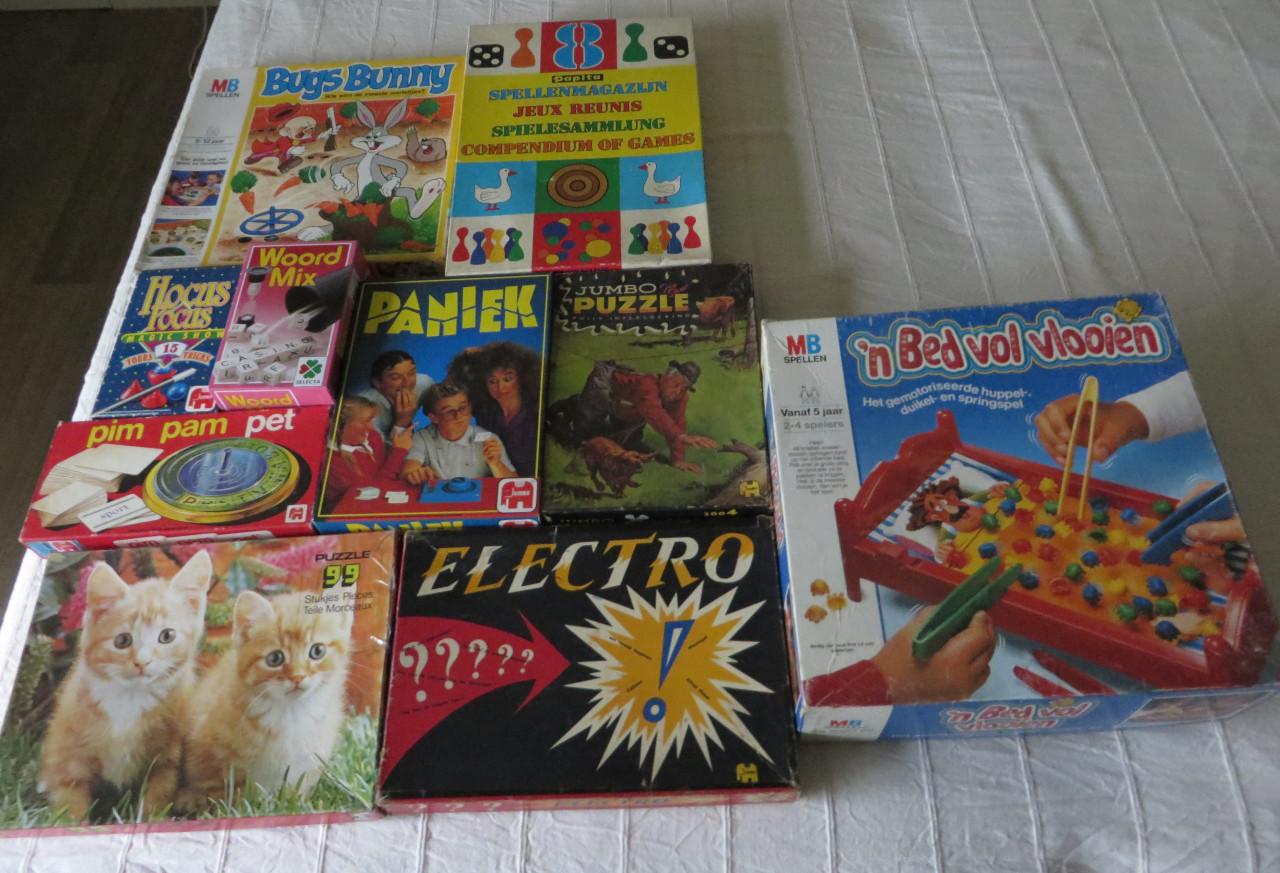 Spelletjes en ander speelgoed.