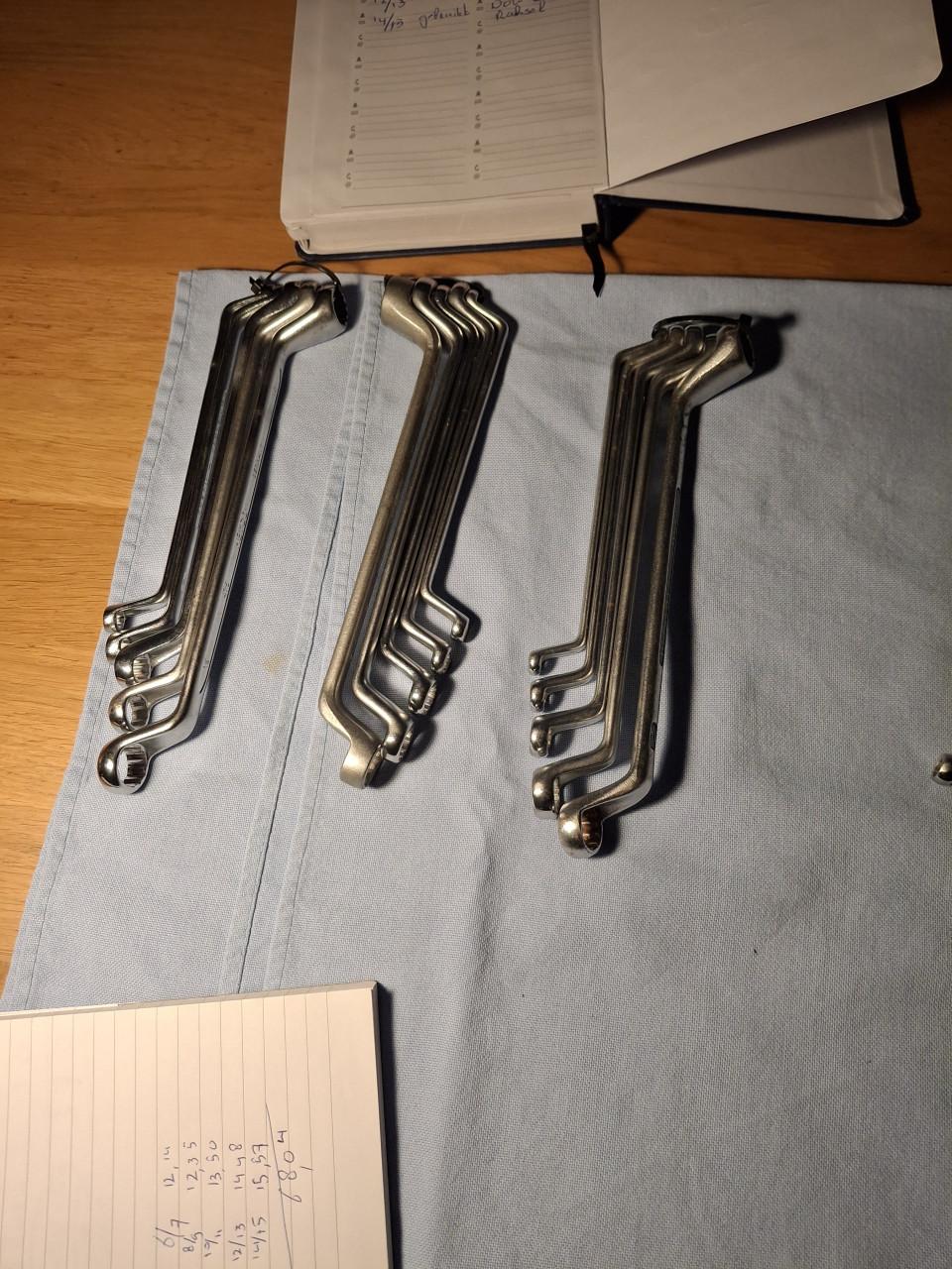 Ringsleutelsets Heyco.