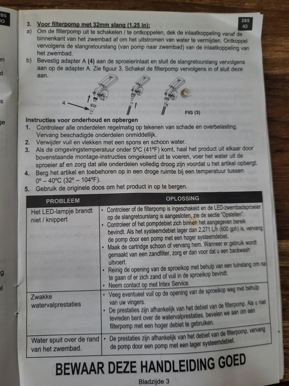 Zwembadsproeier (meerkleurig) te koop