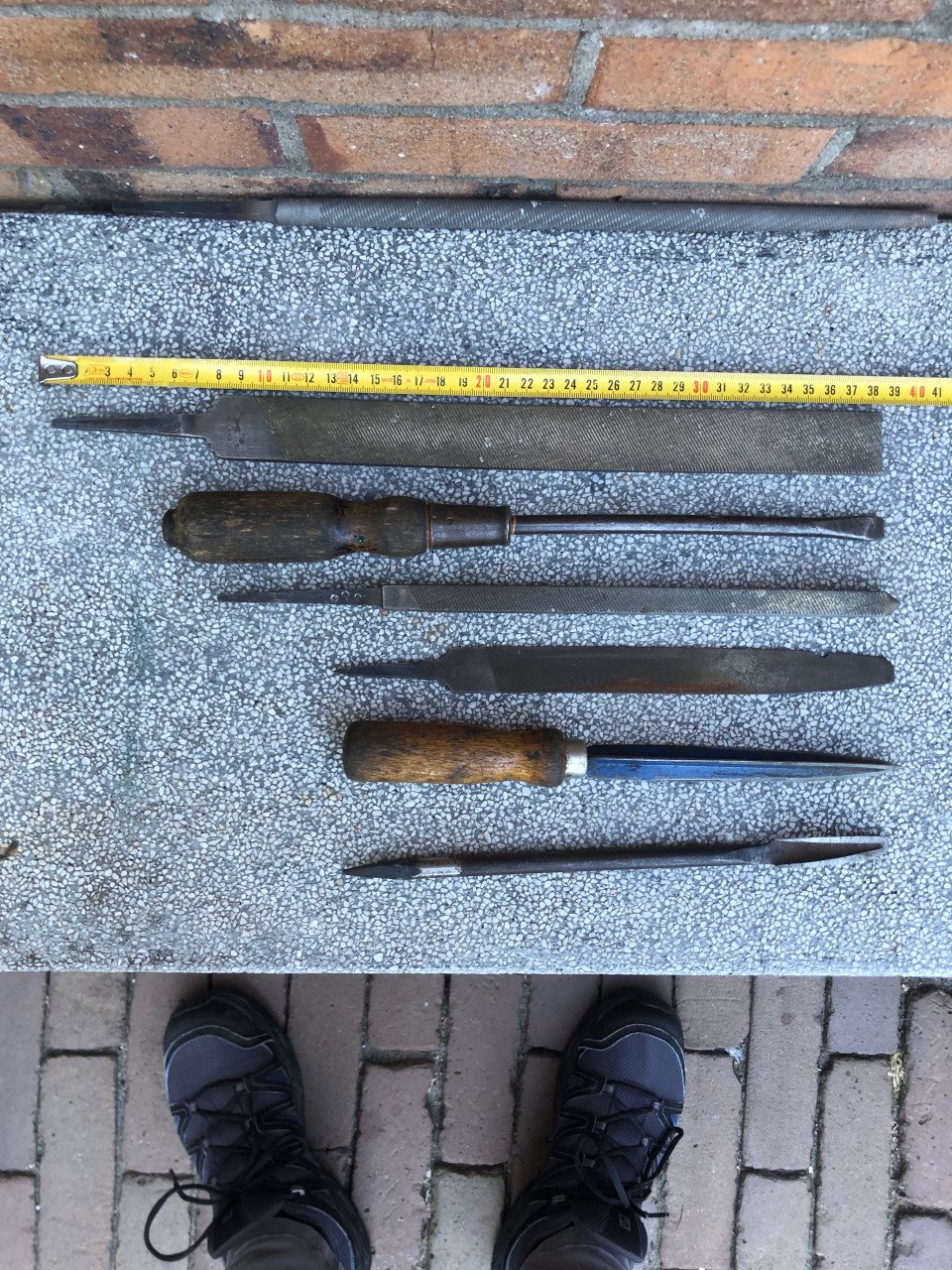Oud gereedschap.