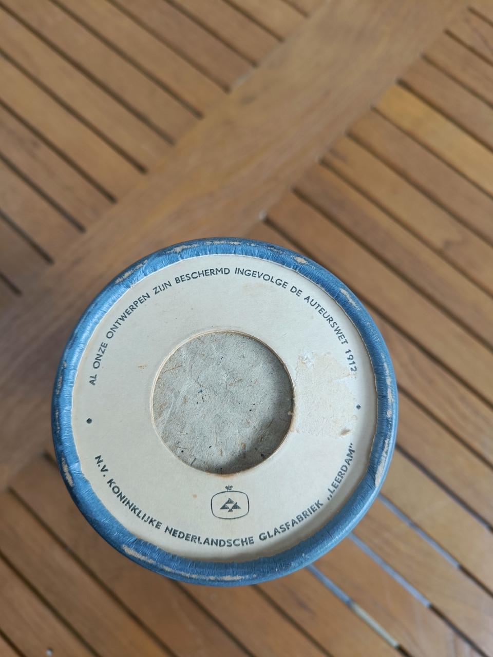 12 onderzetters gegraveerd glas