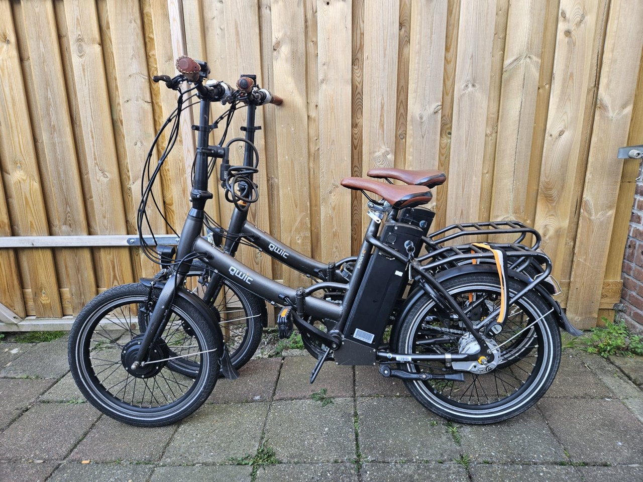 Prachtige Set Qwic Smart T-E4 elektrische vouwfietsen