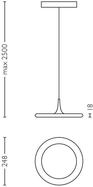 Als nieuwe Philips Lirio Hanglamp 7x2W