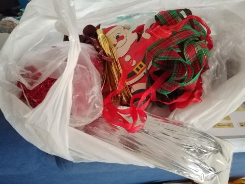 Vintage kerstboom-lampjes-55jr. oud en nog werkend--en wat los spul