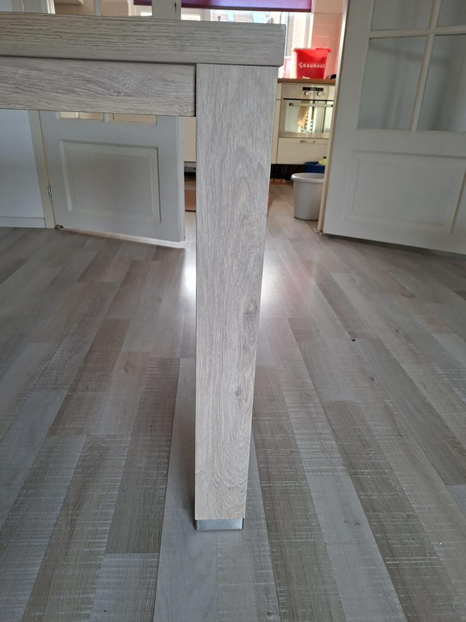 Tafel 90 x160 cm houtlook