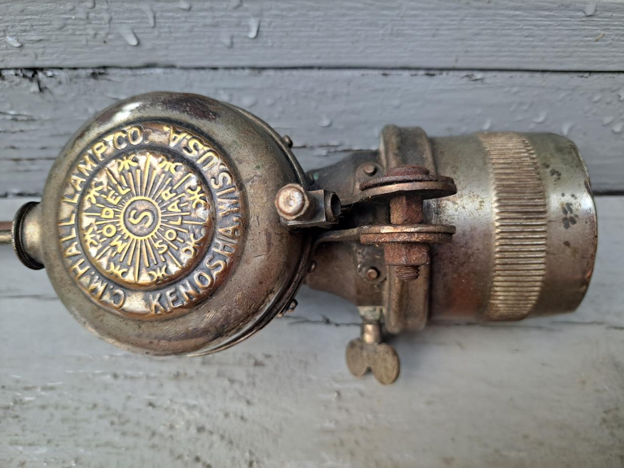 Ww2 omgebouwde carbidlamp