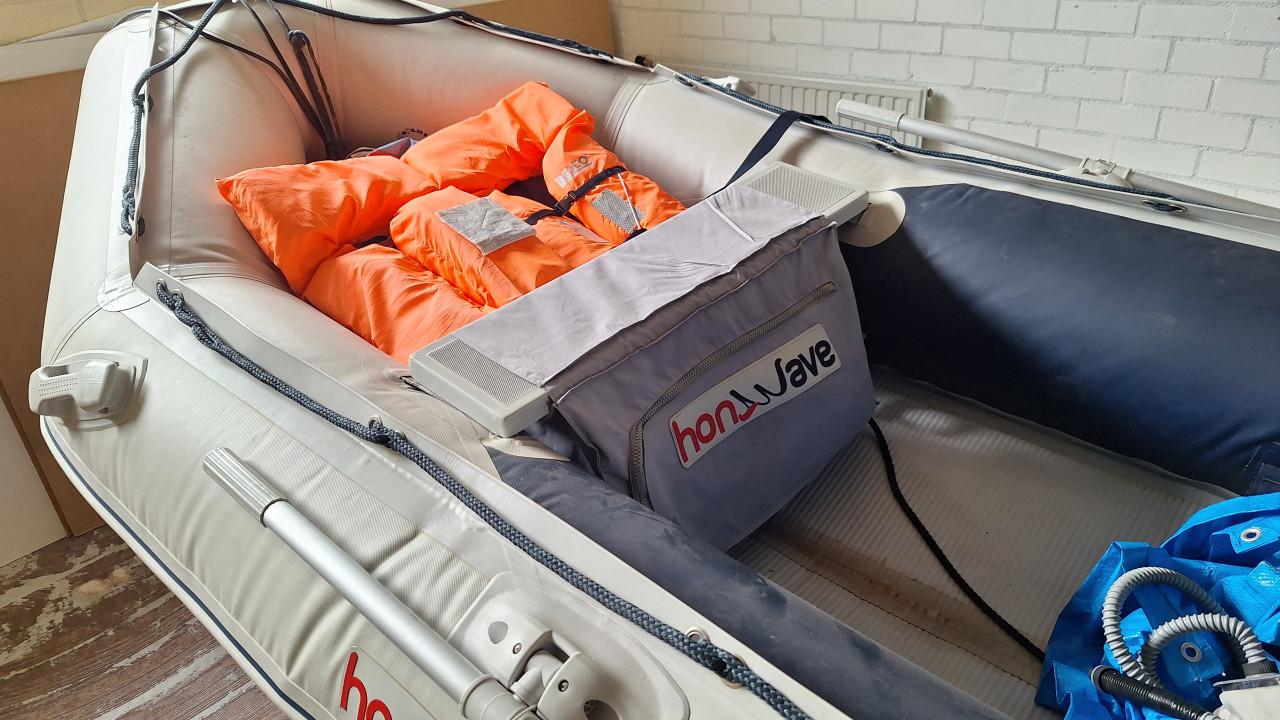 Rubberboot met trailer en 8pk Yamaha