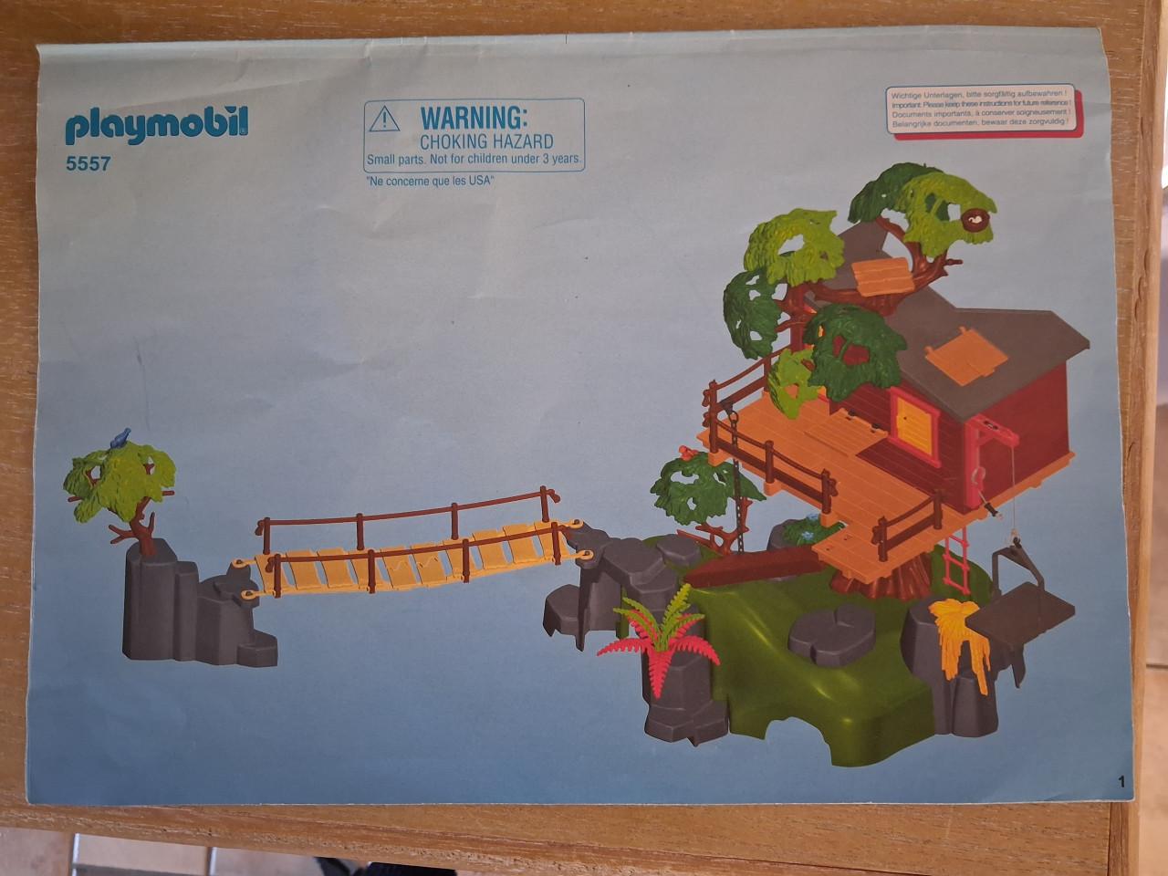 Playmobil avontuurlijke boomhut setnr 5557