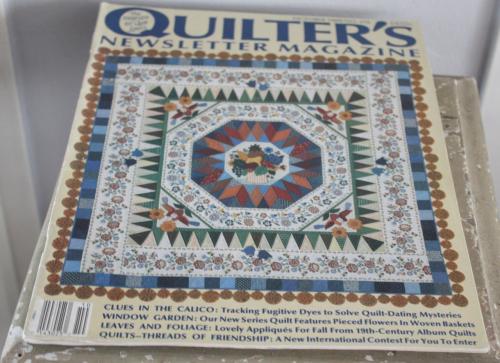 Quilters newsletter magazine oktober 1989 nr 216