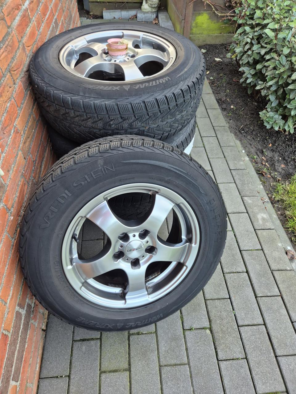 Mooie velgen met winterbanden VW