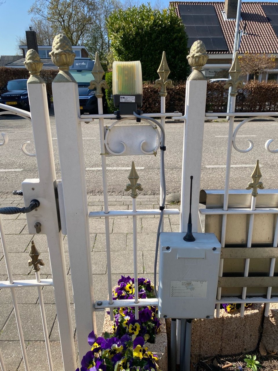 Dubbele draaipoort elektrische bediend