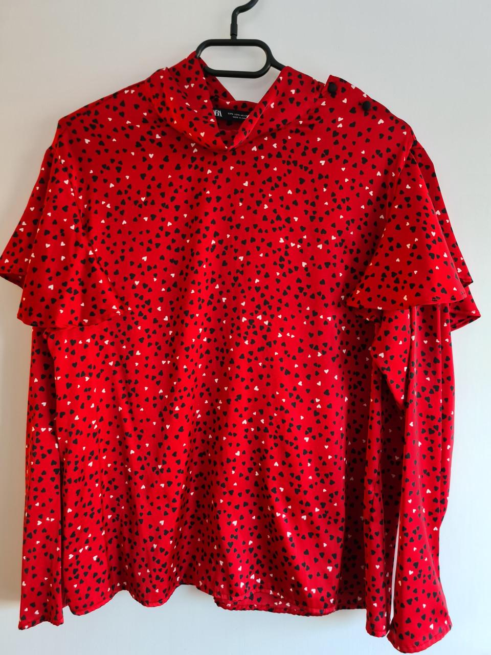 Nieuw! Rode blouse van Zara Maat M