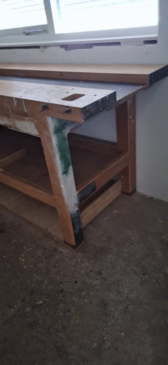 Houten werkbank