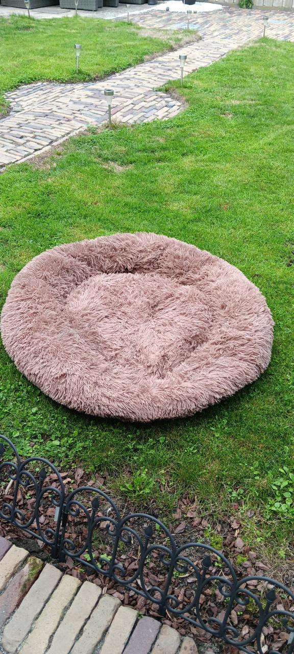 Pluche donut hondenmand!!