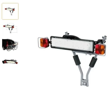 Fietsendrager anwb schaarmodel met verlichting