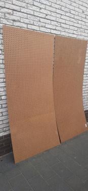 2 x Geperforeerde hardboard bedplaten