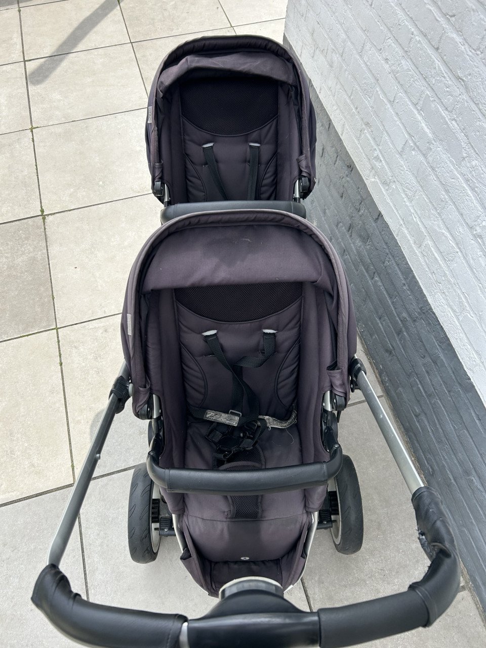 Dubbele kinderwagen