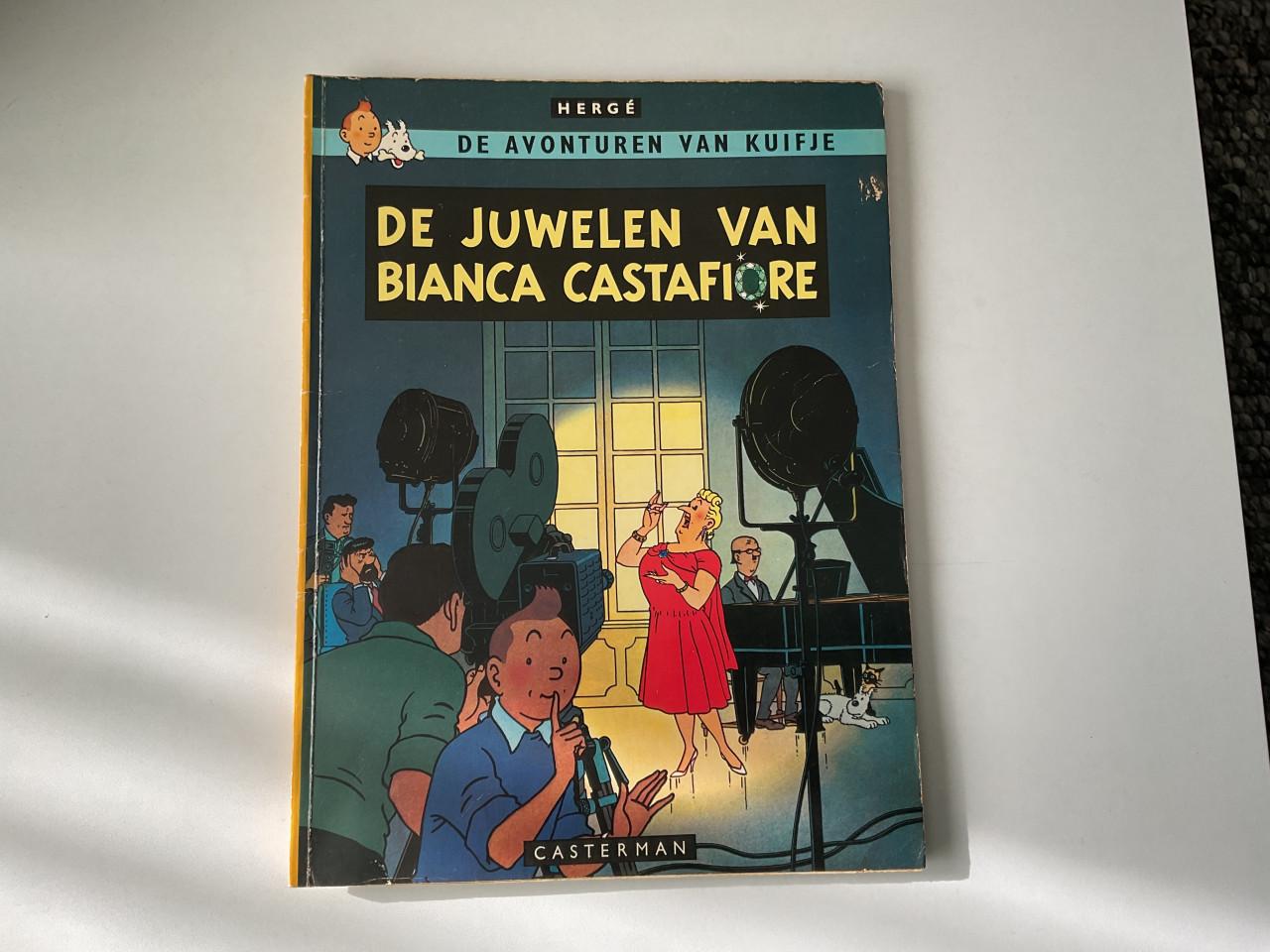 Stripboeken van Kuifje. Hergé. Casterman. De juwelen van Bianca Castafiore.
