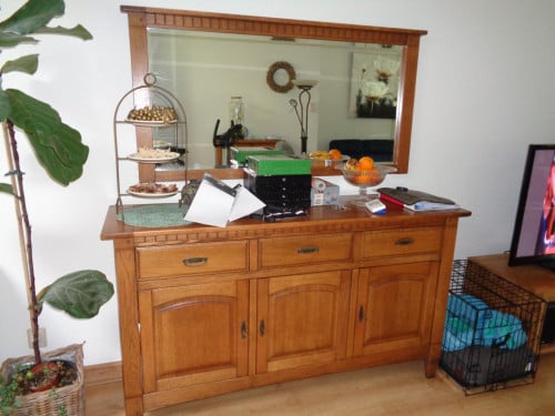 Dressoir met spiegel