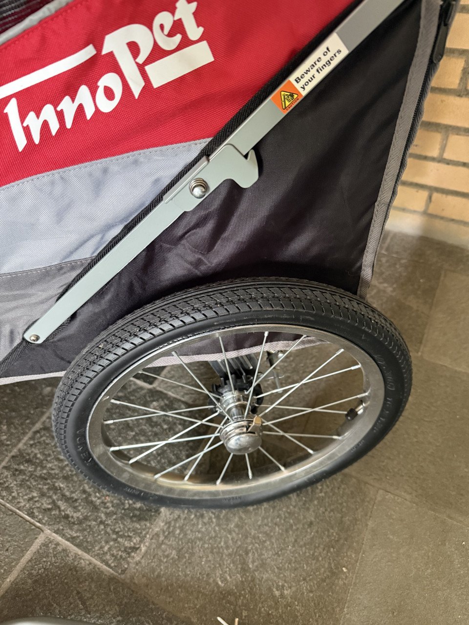 Zgan honden fietskar buggy InnoPet Sporty Dog Trailer Deluxe